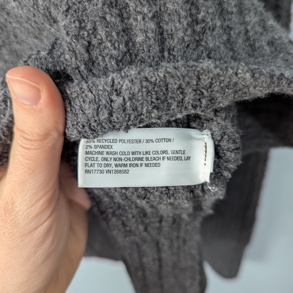 Universal  Thread Gray Knit Half-Zip Sweater S - Picture 6 of 7